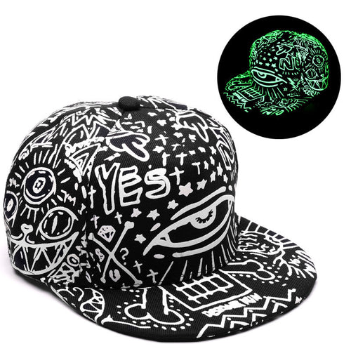 new-luminous-caps-snapback-hats-men-women-casual-baseball-cap-personality-fluorescence-hip-hop-hat-adjustable-mum-dad-hats BBL