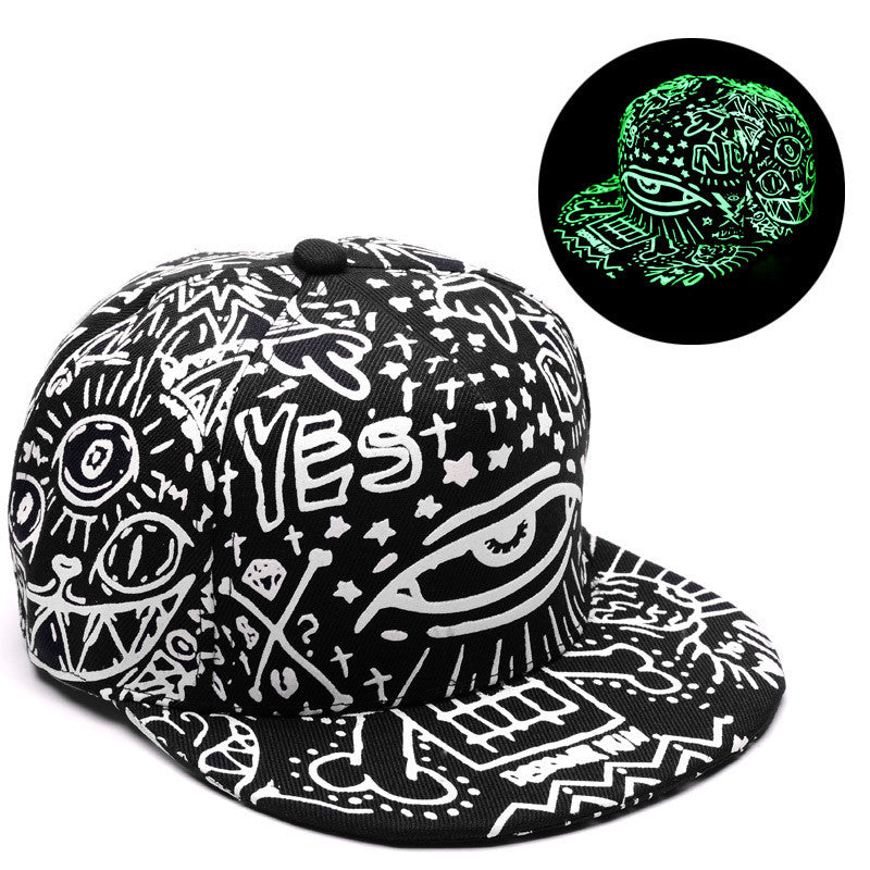 new-luminous-caps-snapback-hats-men-women-casual-baseball-cap-personality-fluorescence-hip-hop-hat-adjustable-mum-dad-hats BBL