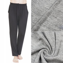 new-mens-solid-knit-causal-slacks-pajamas-pants-ly3 BBL