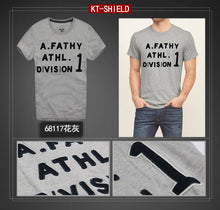 Quality Cotton Men's Short T shirts Slim Embroider Casual Mens Tops Tees t-shirt XXL Free