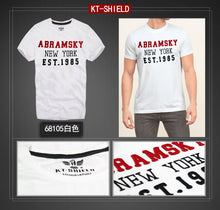 Quality Cotton Men's Short T shirts Slim Embroider Casual Mens Tops Tees t-shirt XXL Free
