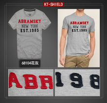 Quality Cotton Men's Short T shirts Slim Embroider Casual Mens Tops Tees t-shirt XXL Free