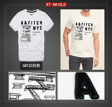 Quality Cotton Men's Short T shirts Slim Embroider Casual Mens Tops Tees t-shirt XXL Free