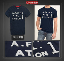 Quality Cotton Men's Short T shirts Slim Embroider Casual Mens Tops Tees t-shirt XXL Free