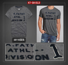 Quality Cotton Men's Short T shirts Slim Embroider Casual Mens Tops Tees t-shirt XXL Free