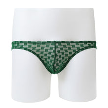 sexy-men-underwear-mens-briefs-soft-underpants-calzoncillos-hombre-plaid-mesh-pouch-u-convex-low-waist-briefs BBL