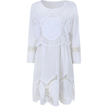 new-casual-dress-brief-straight-flare-sleeve-solid-empire-beach-women-white-dresses-h41-ly3 BBL