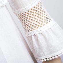 new-casual-dress-brief-straight-flare-sleeve-solid-empire-beach-women-white-dresses-h41-ly3 BBL