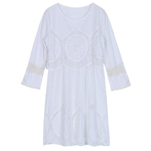 new-casual-dress-brief-straight-flare-sleeve-solid-empire-beach-women-white-dresses-h41-ly3 BBL