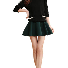 new-sexy-casual-women-mini-skirt-high-waisted-flared-pleated-jersey-plain-skater-knitted-elastic-skirts BBL