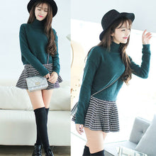 new-sexy-casual-women-mini-skirt-high-waisted-flared-pleated-jersey-plain-skater-knitted-elastic-skirts BBL