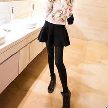 new-sexy-casual-women-mini-skirt-high-waisted-flared-pleated-jersey-plain-skater-knitted-elastic-skirts BBL