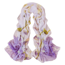 Style Korea Scarf Ladies Long Scarf Chiffon Scarf Women Flower Print Scarves Shawls