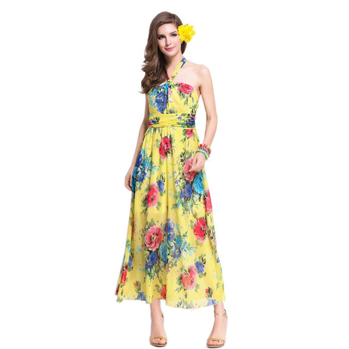 beach-dress-vestidos-sexy-women-long-dress-halter-floral-print-tie-waist-beach-maxi-sundress-yellow BBL