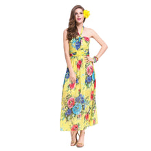 beach-dress-vestidos-sexy-women-long-dress-halter-floral-print-tie-waist-beach-maxi-sundress-yellow BBL