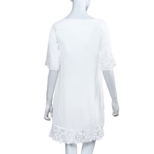 women-chiffon-mini-lace-dress-splice-o-neck-half-sleeve-casual-elegant-dress-white-plus-size-women-clothing BBL