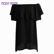 t-shirt-women-off-shoulder-chiffon-t-shit-slash-neck-tee-shirt-ruffle-dip-hem-casual-tops-women-blusas-black BBL