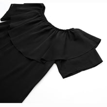t-shirt-women-off-shoulder-chiffon-t-shit-slash-neck-tee-shirt-ruffle-dip-hem-casual-tops-women-blusas-black BBL