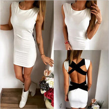 Women Backless Black White Bandage Bodycon Dress Mini Dress Vestidos Women Sexy Bandage Dresses Vestidos GV208