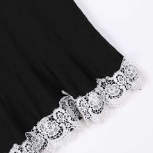 new-women-black-and-white-lace-dress-ladies-sleeveless-vintage-dresses-casual-mini-bow-dress-ly3 BBL