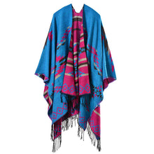 women-knitted-cape-poncho-open-front-geometric-striped-tassel-fanon-fringe-duplex-cashmere-shawls-and-scarves-pashmina BBL