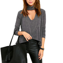 women-sexy-turtle-neck-cutout-at-bust-crop-top-ladies-t-shirt-mock-neck-dip-hem-long-sleeve-tops-clothes BBL