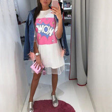 organza-lace-dress-wow-t-shirt-dresses-straight-women-letter-print-mesh-patchwork-short-sleeve-casual-dress BBL