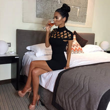 party-night-turtle-neck-dress-hollow-out-mesh-slim-dresses-sexy-skinny-cut-off-black-mini-bodycon-brand-vestidos BBL