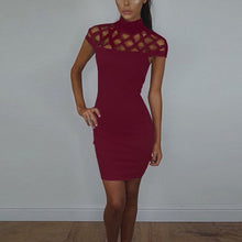 party-night-turtle-neck-dress-hollow-out-mesh-slim-dresses-sexy-skinny-cut-off-black-mini-bodycon-brand-vestidos BBL