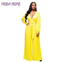 sexy-bodysuits-women-jumpsuits-v-neck-long-sleeve-rpmpers-women-playsuit-solid-belted-bodysuit-yellow-rose BBL