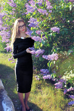 Sexy Cotton Strechy Midi Dress Fahion Word Collar Women Package Hip Bodycon Dress Robes Vestidos LX074