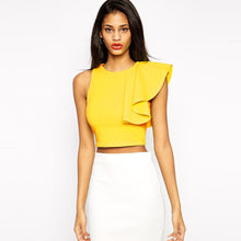 sexy-crop-top-women-one-shoulder-ruffle-o-neck-sleeveless-fitness-women-tops-blusas-feminina-black-yellow BBL