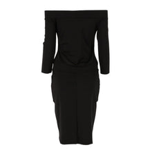 sexy-fashion-bodycon-dress-three-quarter-sleeve-slash-neck-dresses-casual-party-night-blue-black-club-clothes BBL