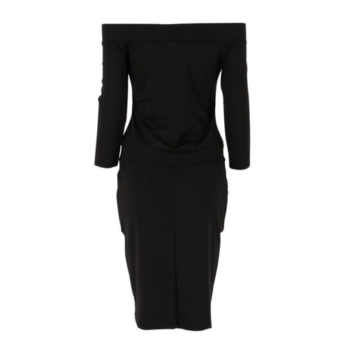 sexy-fashion-bodycon-dress-three-quarter-sleeve-slash-neck-dresses-casual-party-night-blue-black-club-clothes BBL