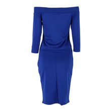 sexy-fashion-bodycon-dress-three-quarter-sleeve-slash-neck-dresses-casual-party-night-blue-black-club-clothes BBL