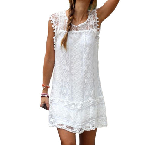 sexy-dress-women-casual-sleeveless-beach-dress-tassel-solid-white-party-mini-lace-dress-vestidos-plus-size BBL
