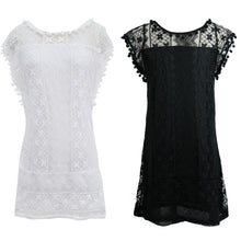 sexy-dress-women-casual-sleeveless-beach-dress-tassel-solid-white-party-mini-lace-dress-vestidos-plus-size BBL