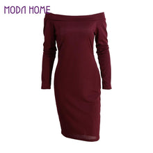 sexy-women-bodycon-dress-off-shoulder-dress-slash-neck-vertical-striped-vintage-dress-burgundy-roupas-femininas BBL