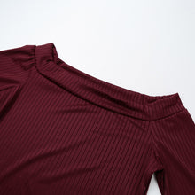 sexy-women-bodycon-dress-off-shoulder-dress-slash-neck-vertical-striped-vintage-dress-burgundy-roupas-femininas BBL