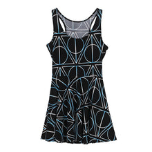 sexy-women-casual-dress-deathly-hallows-reversible-skater-dress-ly3 BBL