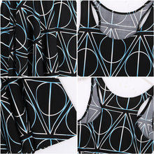 sexy-women-casual-dress-deathly-hallows-reversible-skater-dress-ly3 BBL