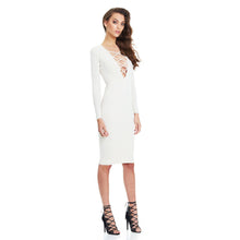 sexy-women-dress-plunge-v-neckline-cross-straps-front-long-sleeve-bodycon-bandage-dress-mini-one-piece-club-dress BBL