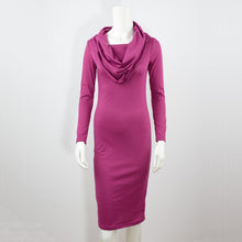 Slash Neck Dress Sexy Wrap Bodycon Dress Ladies Knee-Length Long Sleeve Women Dress Slim Knitted Robe Femme