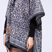 spain-euro-style-women-poncho-leopard-print-scarf-tie-front-warm-cardigan-cape-shawl-long-scarves-pashmina BBL