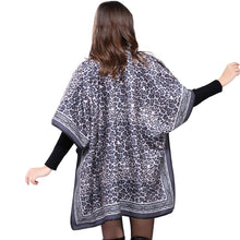 spain-euro-style-women-poncho-leopard-print-scarf-tie-front-warm-cardigan-cape-shawl-long-scarves-pashmina BBL