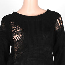 Destroyed Sweaters Knitted Tassel Women Sweaters And Pullovers Long Sleeve Asymmetrical Womens Sweaters