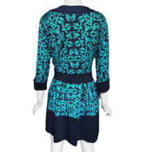 high-street-women-dresses-geometric-print-o-neck-half-sleeve-lady-elegant-party-mini-dress-vestidos BBL