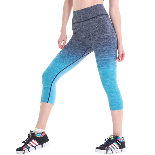 fashion-women-leggings-yuga-pants-gradientcolor-empire-waist-stretchy-pantalon-femme-taille-haute-blue-grey-leggins BBL