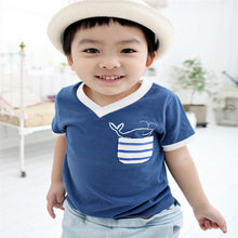 childrens-boy-t-shirt-delicate-dolphin-pattern-cotton-short-sleeved-t-shirts-outwear-kids-clothes BBL