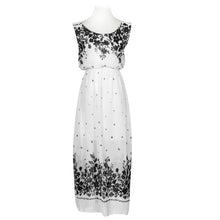 Dress Sexy Print O-neck Sleeveless Women Boho Long Maxi Dress Evening Party Beach Dresses Chiffon Dress Vestidos